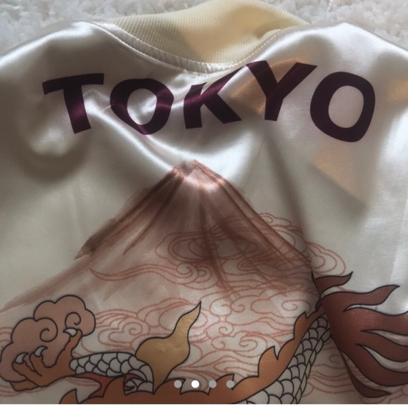 dragon printed bomber jacket - Picture 2 of 4